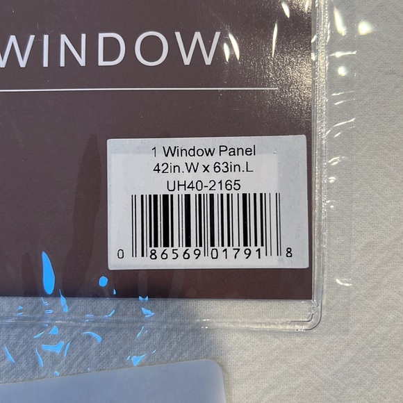 Urban Habitat Ivory Window Curtains (X2) - Picture 7 of 7